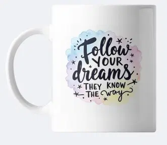 Ceramic Gifting Mug, White, 330 ml