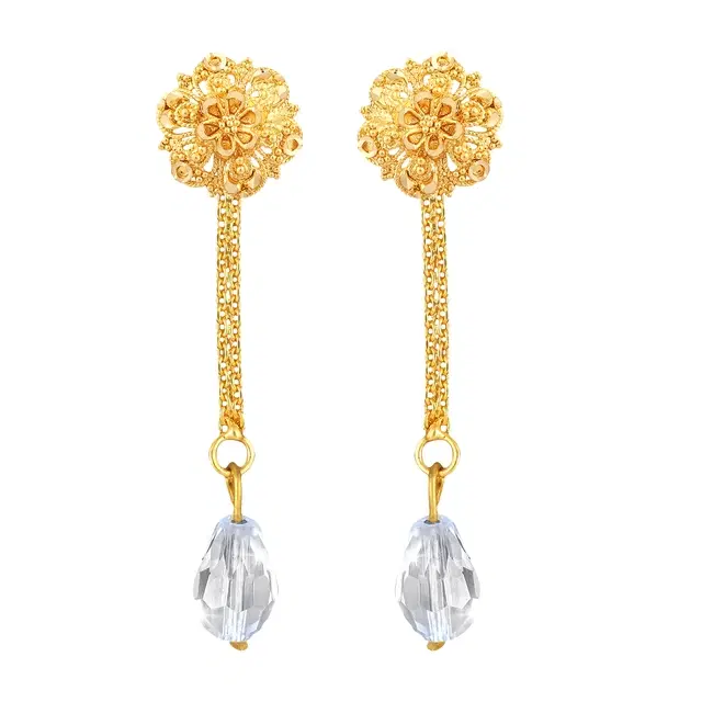 Alloy Earrings for Women, Set of 1 (Gold)