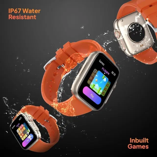 Nylon Strap Smart S8 Ultra Smart Watch for Men & Women, Orange