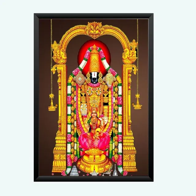 Polyester Photo Frame, Black, 5x7 inches