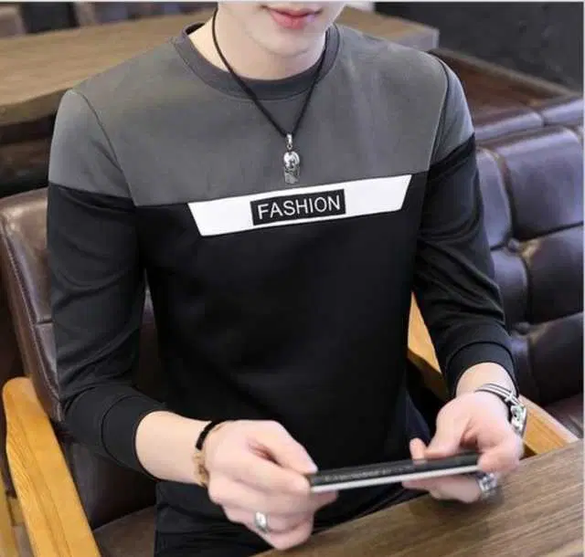 Best Hot Selling Cotton Blend Full Sleeves T-Shirt For Men (Multicolor, M) (R-94)