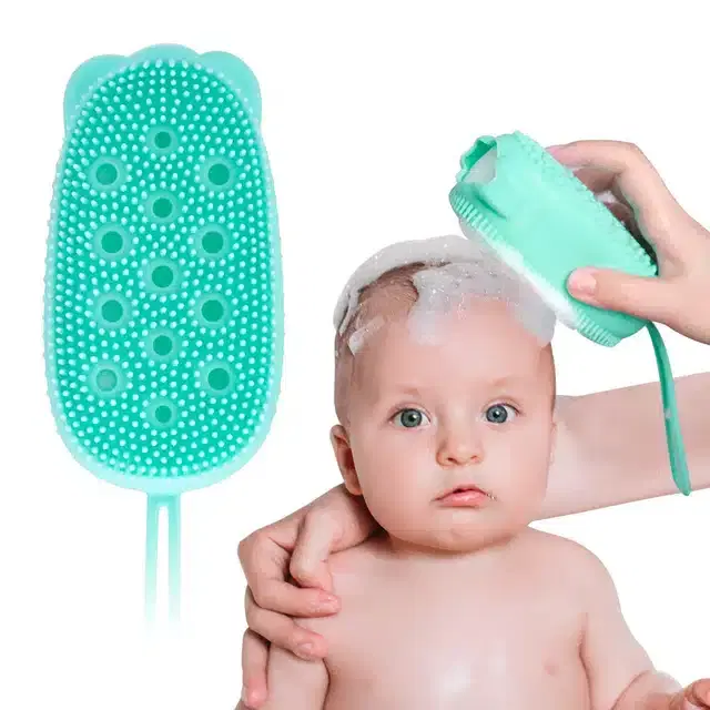 Silicone Soft Bathing Body Scrubber, Multicolour