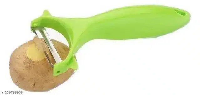 Stainless Steel Vegetable Peeler, Green