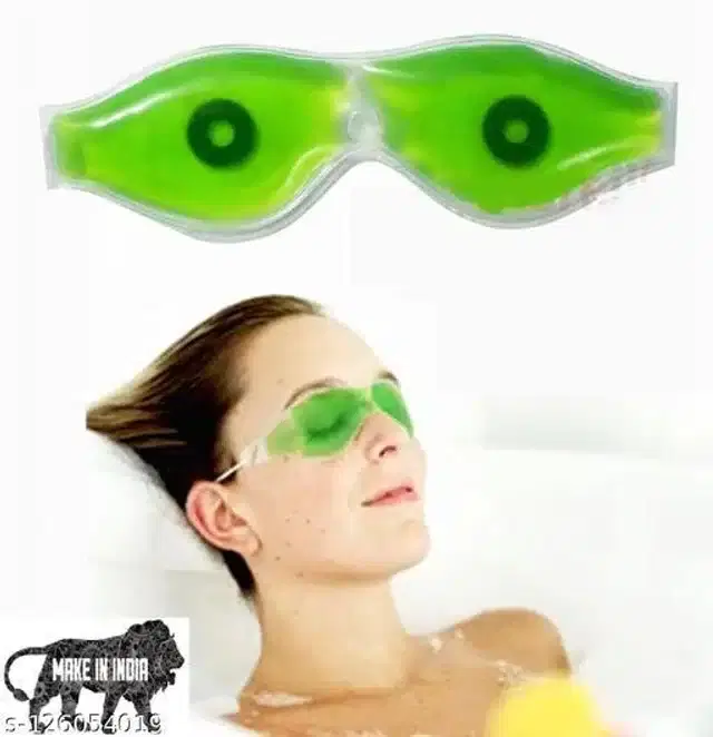 Magnetic Gel Aloevera Eye Mask, Green