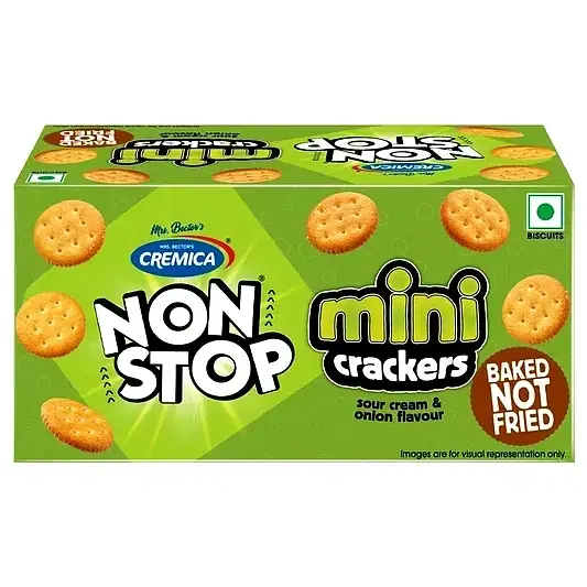 Cremica Non-Stop Mini Crackers Sweet & Salty Biscuits 150 g