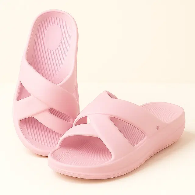 Sliders for Women (Pink, 4)