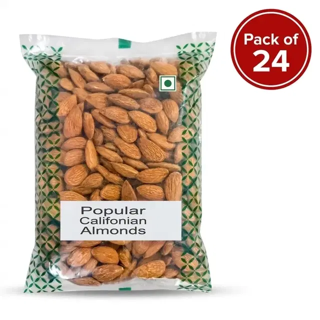 Popular Califonian Almonds 500 g - Pack of 24