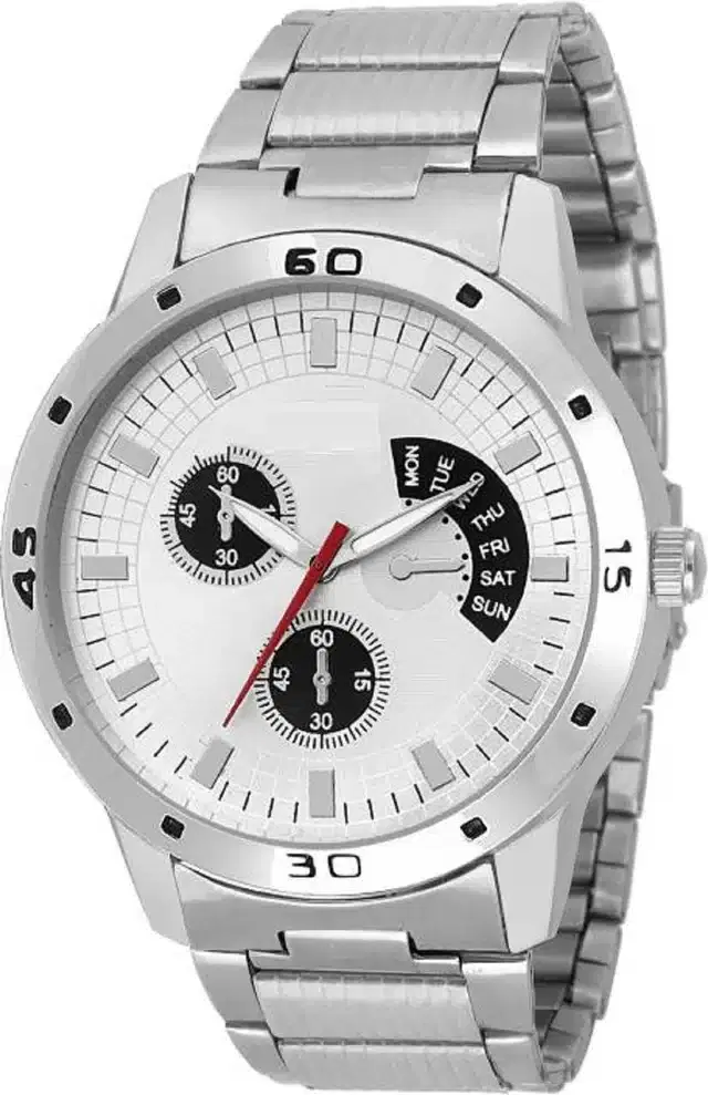 Analog Watches for Men (Silver)
