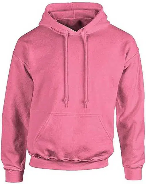 Stylish Wool Men Solid Sweatshirt (Pink, XL) (ITF-36)