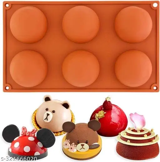 Silicone Baking MoaldS,  (Orange)