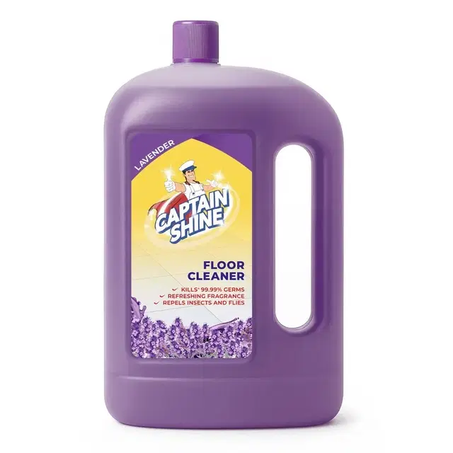 Captain Shine Disinfectant Floor Cleaner 2 L (Lavender)
