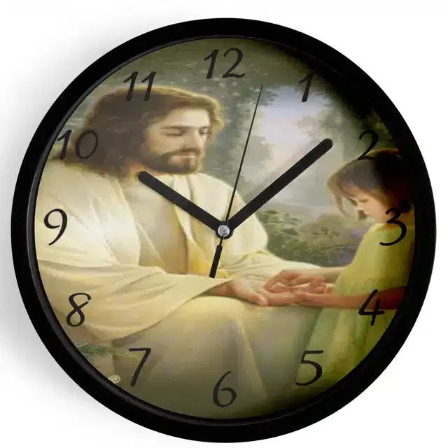 Analog Wall Clock, Multicolor, 7 inches