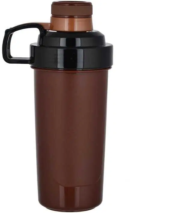 Aarohi Gym Shaker Bottle, Brown, Pack of 1, AA-008