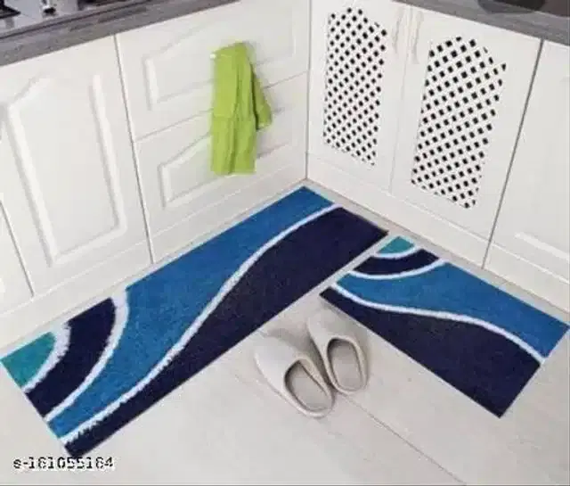 Cotton Floormats for Home, Multicolor, Set of 2