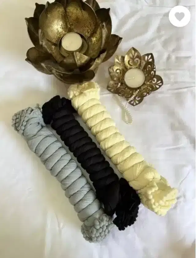 Dupatta for Women, Pack of 3 (Multicolor, 2 m)