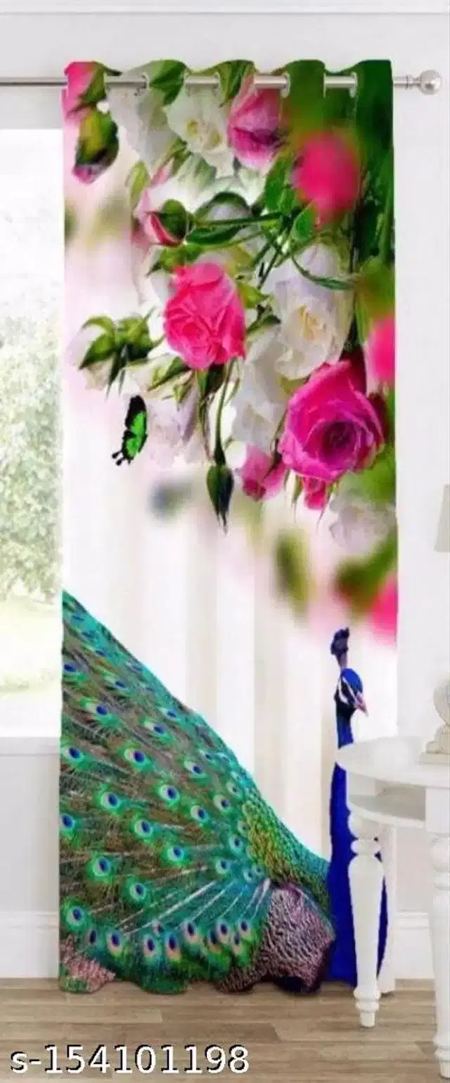 Curtains for Door, Multicolor, 5 Feet