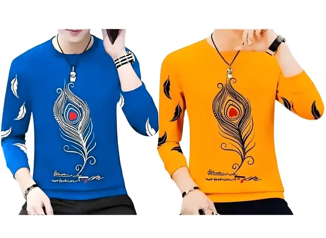 Mustard & Royal Blue