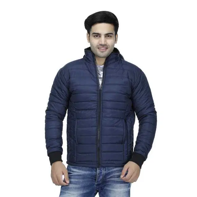 Men's Full Sleeve Jackets (Navy blue, M) (Rb040)