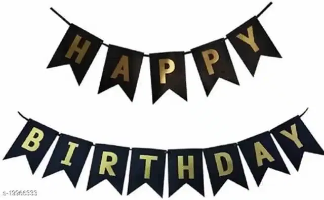 Happy Birthday Banner, Assorted, Pack of 1