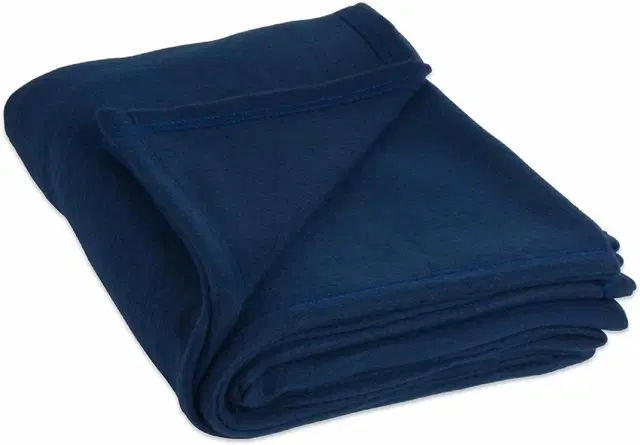 Fleece Blanket, Blue, 60x90 Inches
