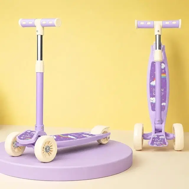 Slovic Dream Dash Kids Kick Scooter, Purple