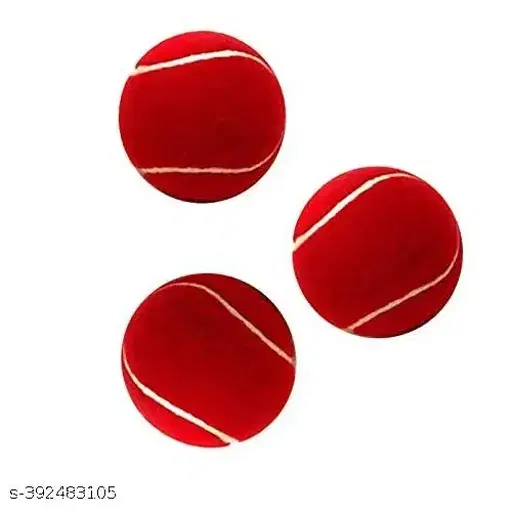 Cricket Tennis Ball Heavy Weight Maroon, Pack Of 3