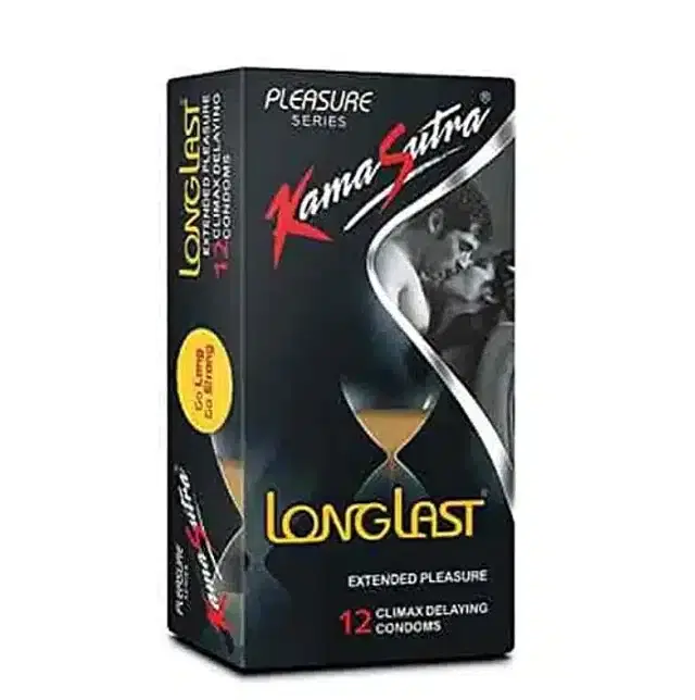 KamaSutra LongLast Condom for Men, Pack of 12
