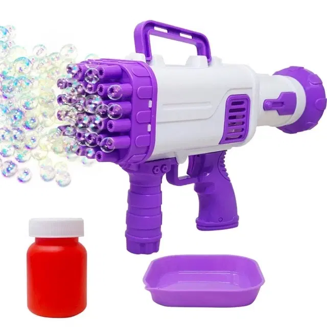 Multi-Hole Bubble Gun Machine Toy