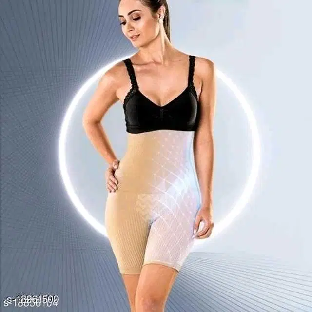 Women Innerwear Mid Thigh High Waist Shapewear For Women (S581)