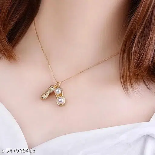 Korean Pearl Necklace Chain