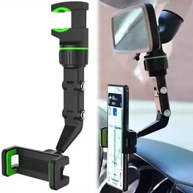 360 Degree Rotatable Flexible Car Mobile Holder, Multicolor