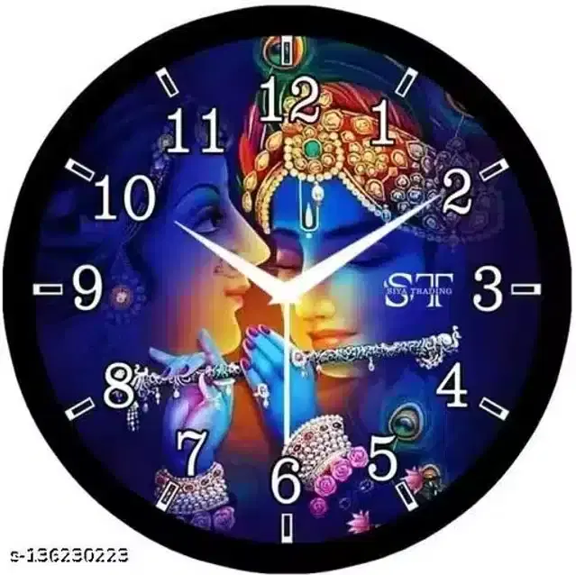 Wall Clock for Home, Multicolor, 10"