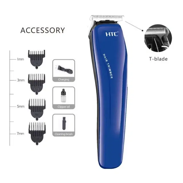 Professional AT-528 Rechargeable Trimmer for Men & Women, Blue