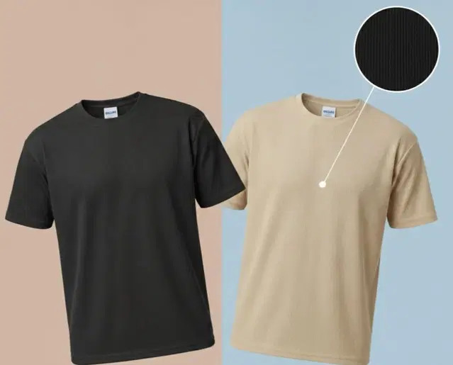 Polyester Round Neck T-shirt for Men, Multicolour, Pack of 2 (M)