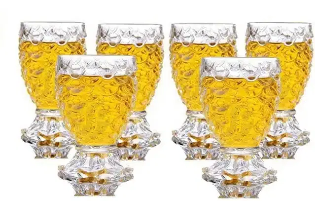 Fancy Water & Wine Glass, 30 ml, Pack of 6