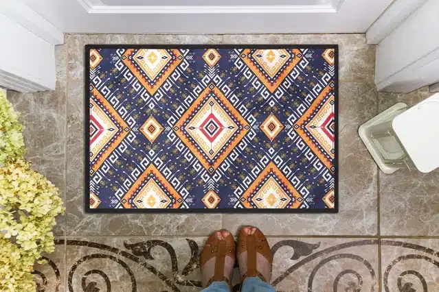 Anti Slip Doormat, Multicolor, 16x24 Inches