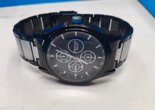 Stainless Steel Strap Analog Watch for Men (Multicolor)
