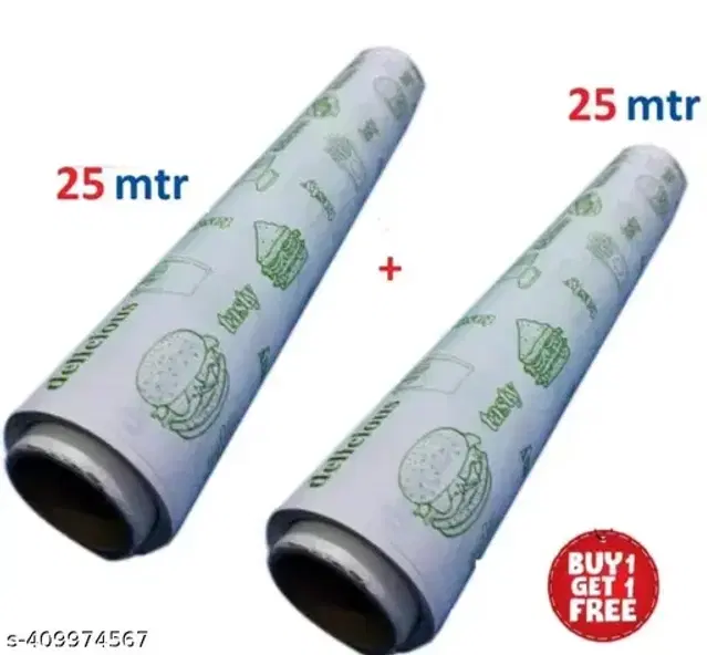 Food Wrapping Butter Paper, 25 m, Pack of 2