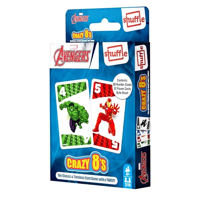 Parksons Marvel Avengers Crazy 8s Card Game