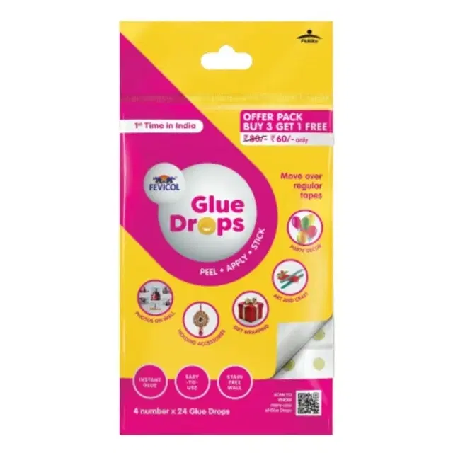 Fevicol Glue Drops-3+1