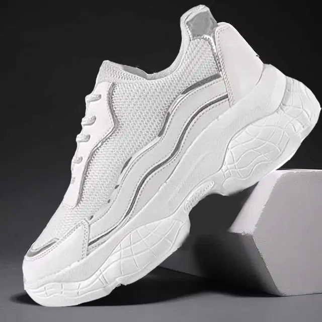 Sports Shoes for Women (White, 4)
