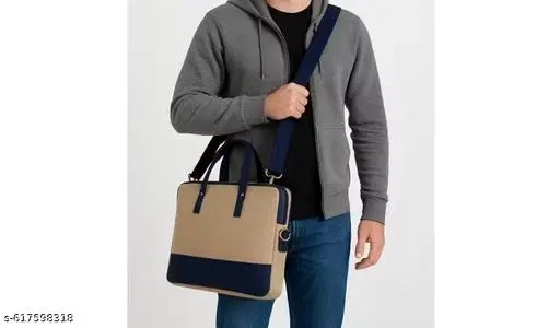 Eco-Classic Jute Laptop Bag – Perfect for Office & Daily Use