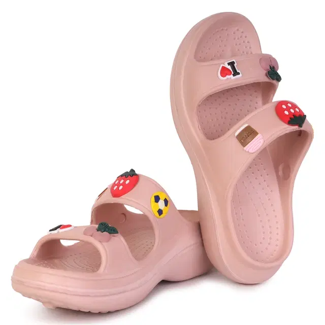 Sliders for Women (Peach, 6)