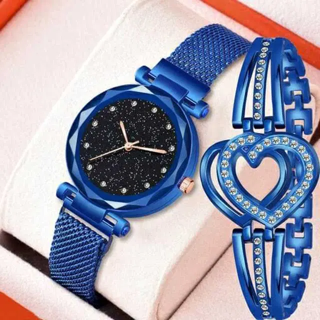 Analog Watch For Womens (Blue) (WS-295)