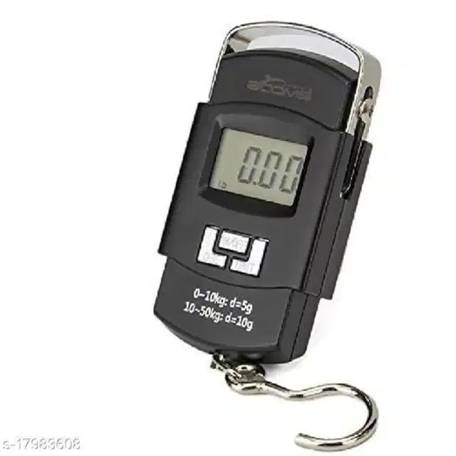 Portable Digital LCD Weighing Scale, Assorted