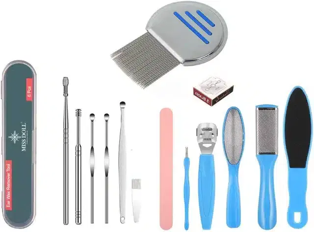 Combo of Skin Care Tools, Set of 13, Multicolor