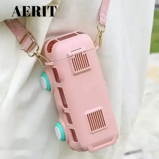 Plastic Bus Shape Sipper Bottle for Kids, Multicolor (1000 ml)