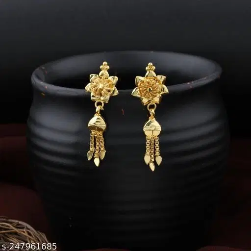 Gold Plated Earring/Stud For Women'S/Girls