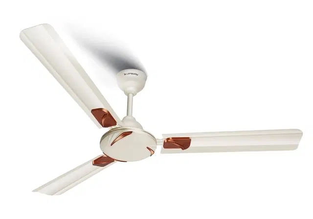 LONGWAY Creta P1 Ultra High Speed 3 Blade Ceiling Fan, 1200 mm, Ivory, Pack of 1