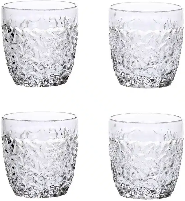 Liquor cum Cocktail Glasses, Transparent, 200 ml, Pack of 4